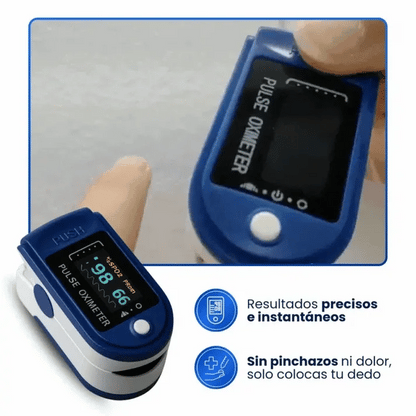 OXÍMETRO | Mide Glucosa, Oxígeno y Pulso  + ENVÍO GRATIS