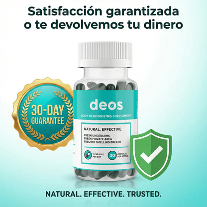 DEOS™ | SUPLEMENTO ANTÍ OLOR – DESODORANTE NATURAL